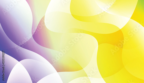 Template Abstract Background With Curves Lines. Design For Cover Page, Poster, Banner Of Websites. Vector Illustration with Color Gradient.