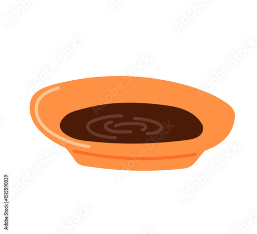 Delicious sauce served in a vibrant bowl at a rustic kitchen setting during daytime