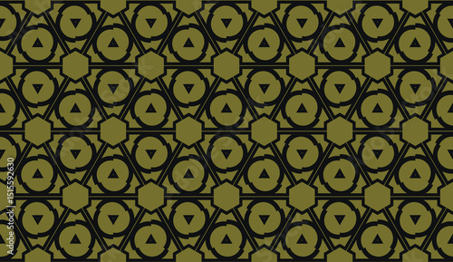 Curved line in triangles style. Vector illustration. CFor interior wallpaper, smart design, fashion print.