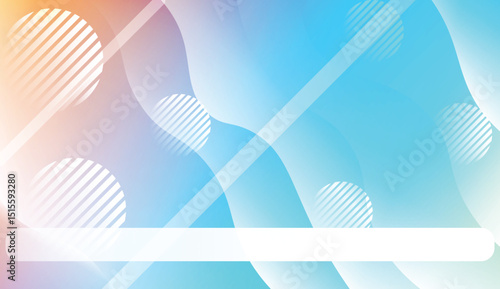 Futuristic Technology Style With Geometric Design, Shapes. For Flyer, Brochure, Booklet And Websites Design Vector Illustration with Color Gradient.
