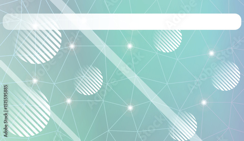 Modern pattern in triangles, line, circle, space for text style. Decorative design For interior wallpaper, smart design, fashion print. Vector illustration. Background, Smooth Gradient Texture Color.