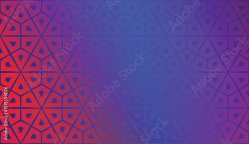 Blurred Background. Futuristic Template. Original Interior Background In Triangles Style. Curved Line. Vector Illustration. For Modern Interior Design, Fashion Print