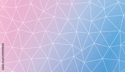Decorative pattern with triangles style. Background for your business project. Advert, template screen. Vector illustration. Creative gradient color.