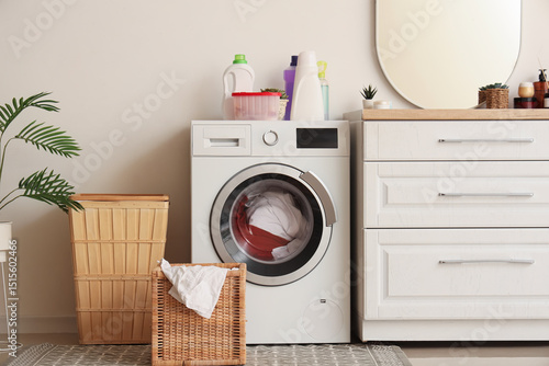 Modern washing machine, che...