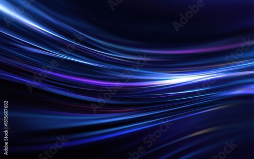 A blue wave with purple and red streaks