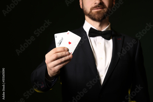 Handsome young man with pla...