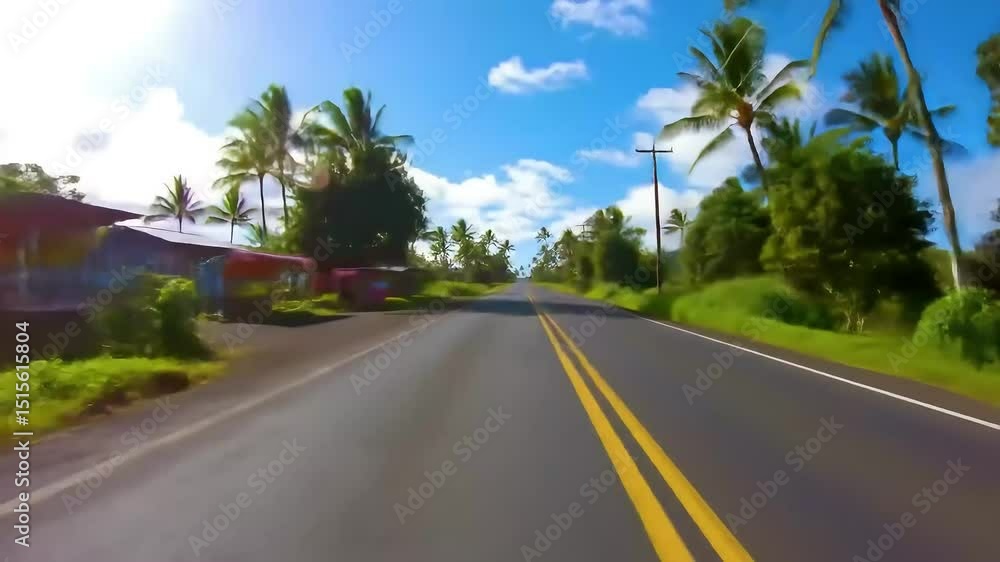 Tropical Road Trip: Afternoon Drive Through Rural Hawaii Tropical Road Trip: Afternoon Drive Through Rural Hawaii