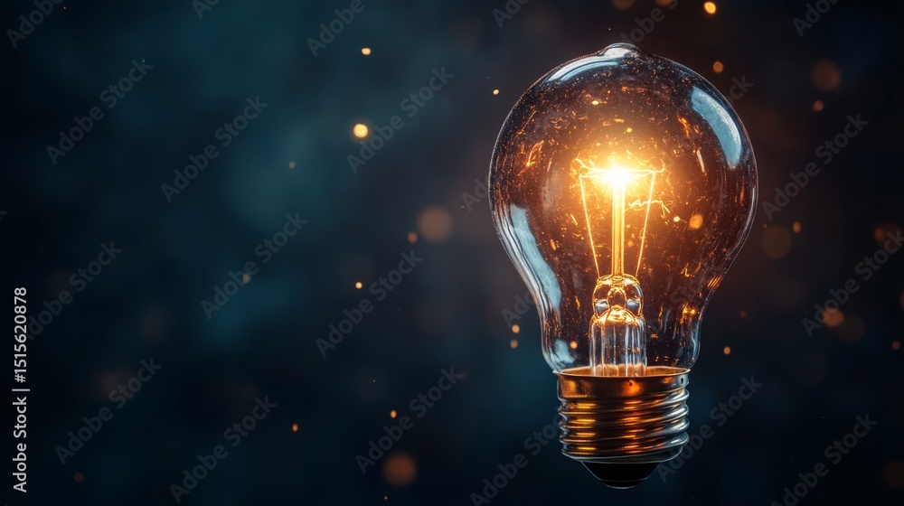 Illuminating ideas visual metaphor of a light bulb in a creative workspace conceptual artwork artistic environment abstract viewpoint Illuminating ideas visual metaphor of a light bulb in a creative workspace conceptual artwork artistic environment abstract viewpoint