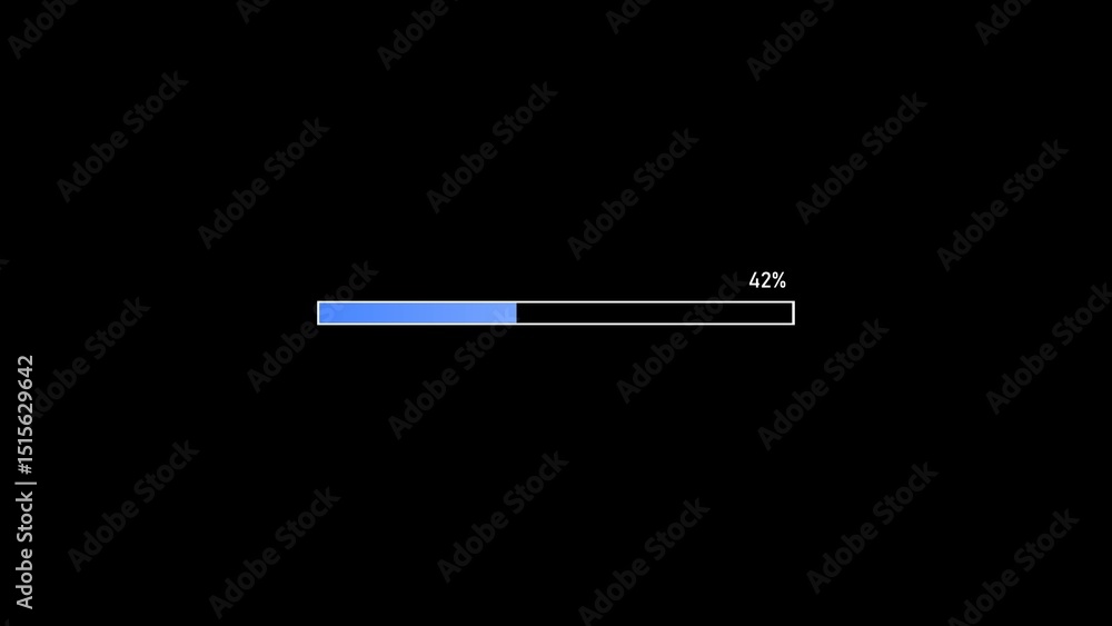 loading symbol or progress collection. glowing loading 42 percent . Vector infographics set. 4k illustration. loading symbol or progress collection. glowing loading 42 percent . Vector infographics set. 4k illustration.