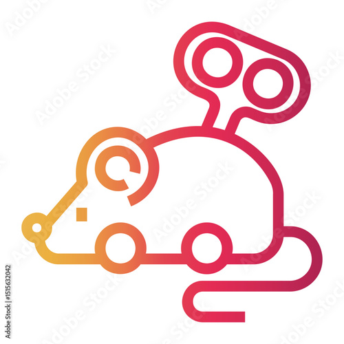 petshop Line Gradient Icon