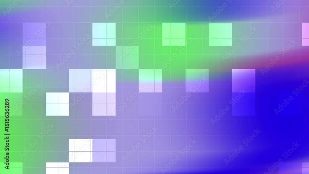 Abstract Squares Shifting on Colorful Gradient Background Abstract Squares Shifting on Colorful Gradient Background