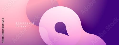 Abstract fluid shapes, pink purple gradients. Modern design, smooth curves, elegant composition. Minimalist background texture.