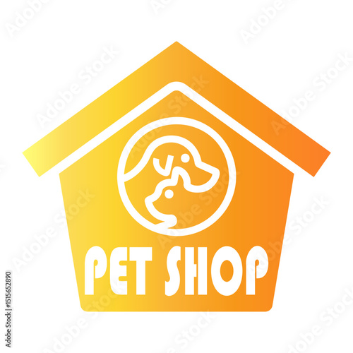 petshop Gradient icon