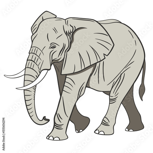 Elephant The largest land animal admired for its intelligence and gentle nature