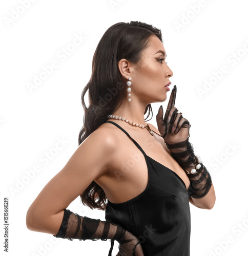 Beautiful young Asian woman...