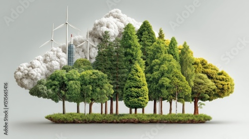 Green business initiatives for reducing carbon emissions, reporting carbon footprint, and achieving net zero through low-carbon strategies