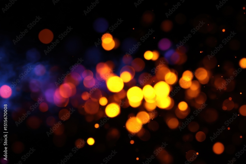 Obraz premium A blurry image of a bunch of bright colored circles