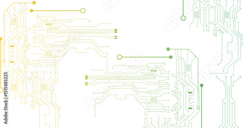 Technology background with hi-tech digital data connection system and computer electronic design. Vector art