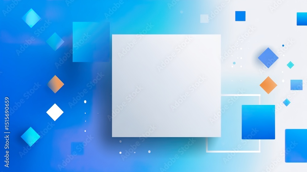 A modern abstract background featuring glowing blue geometric shapes and squares layered over a dark gradient backdrop, ideal for digital or tech-themed designs.illustration A modern abstract background featuring glowing blue geometric shapes and squares layered over a dark gradient backdrop, ideal for digital or tech-themed designs.illustration