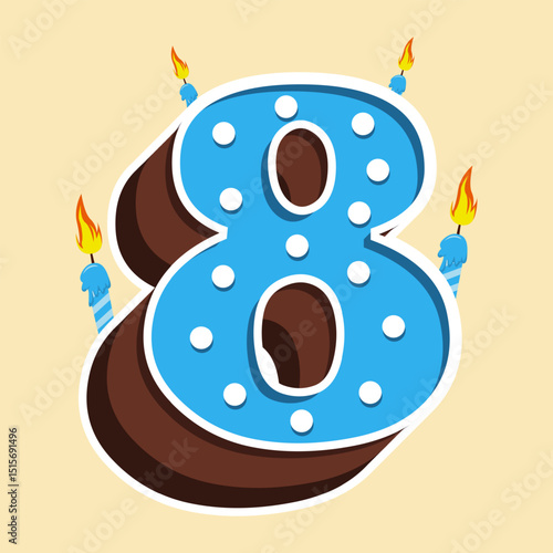 Birthday Candle Alphabet