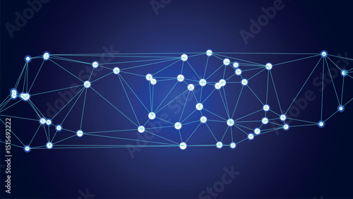 Abstract Network Connectivity Background Design