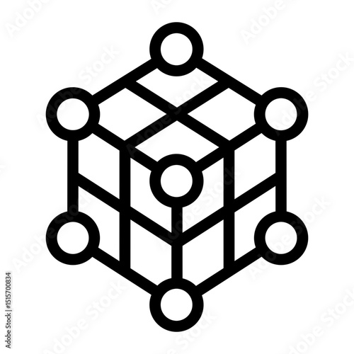 complexity Line Icon