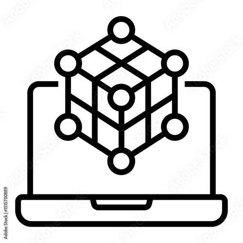 complexity Line Icon