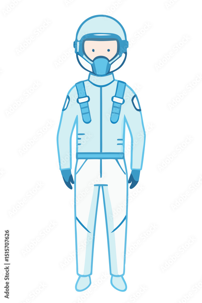 jet pilot with helmet and G-suit in standing pose, vector style isolated on white
jet pilot with helmet and G-suit in standing pose, vector style isolated on white