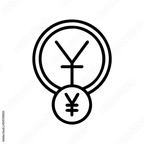 yen sign icon  .svg