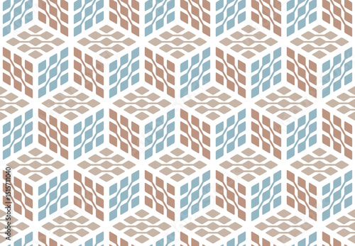 Abstract geometric pattern. A seamless vector background. Colored ornament. Graphic modern pattern. Simple lattice graphic design