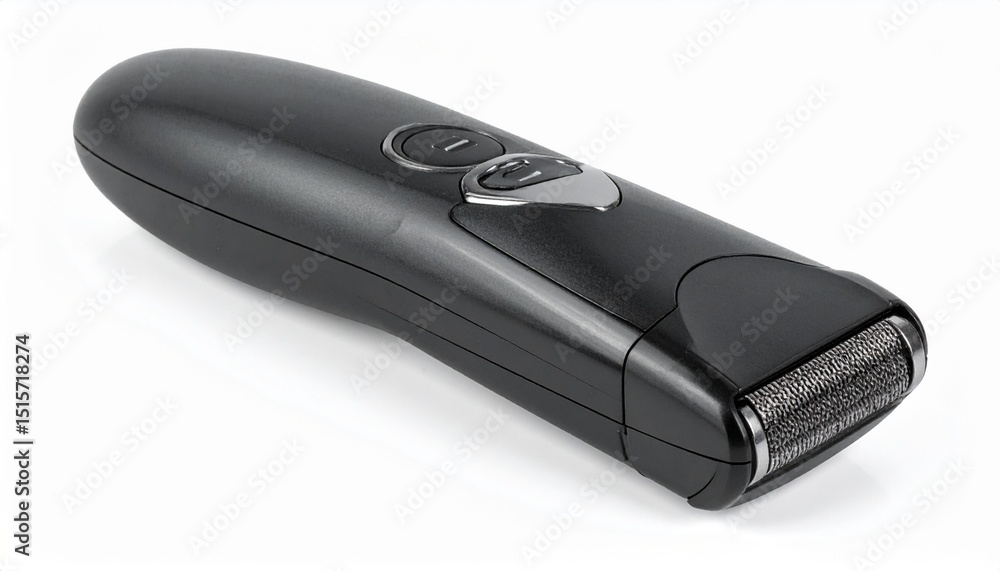 A close-up shot of an electric shaver A close-up shot of an electric shaver
