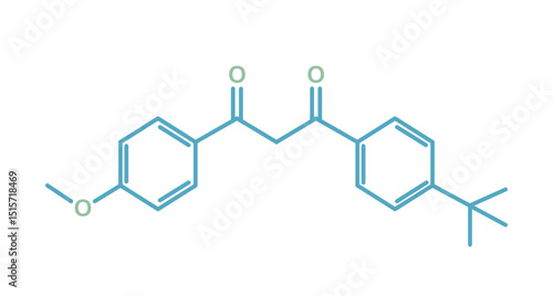 Chemical structure of azobenzene