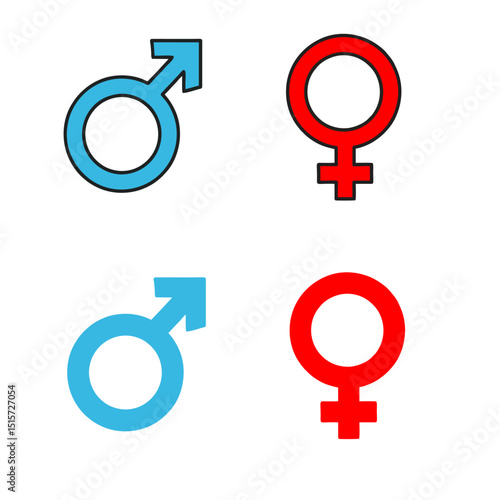male and female symbols