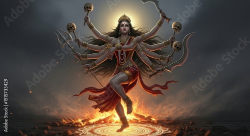 Kali hindu goddess mahakali devi shakti hinduism divine power indian mythology
