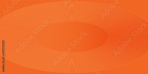 Minimal geometric background. Orange elements with circular gradient. Dynamic shape composition. Vector illustration. from eps 10.