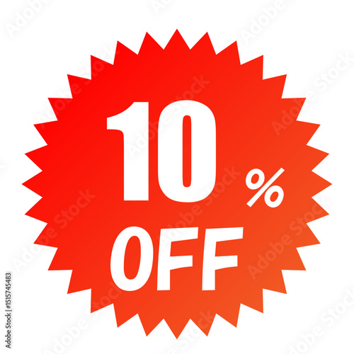 10%OFF セールアイコン
