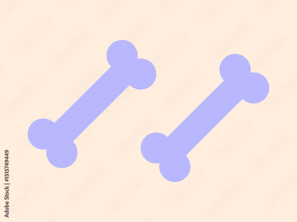 Bone icon. Pets vector icon. Simple flat icon