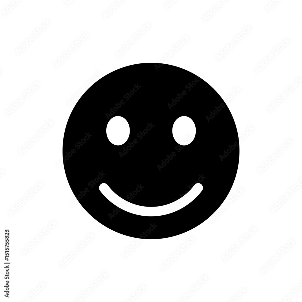 Smiley Face Emoji Icon Expressing Happiness and Positivity Smiley Face Emoji Icon Expressing Happiness and Positivity