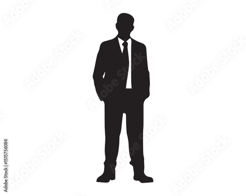 Man silhouettes vector EPS file.