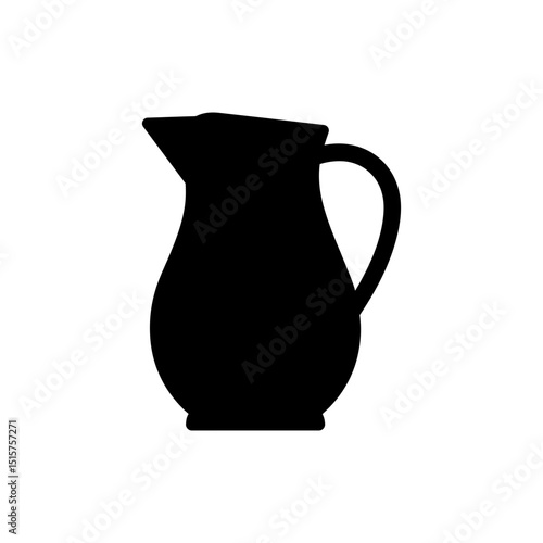 Pitcher with Spout and Handle Profile Design