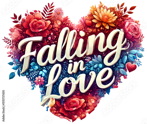 Falling in Love, typography