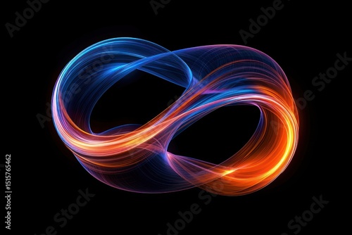 Infinite shape light backgrounds technology.