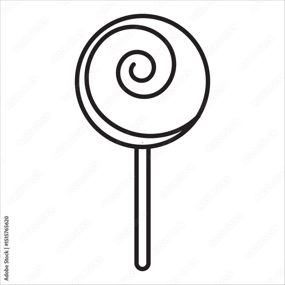 Candy stock icon outline vector Candy stock icon outline vector