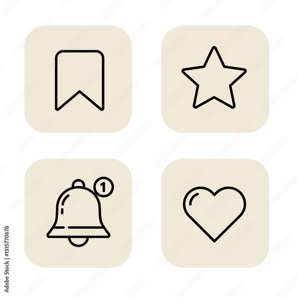 notification and mail icon set mobile notification and mail icon set mobile