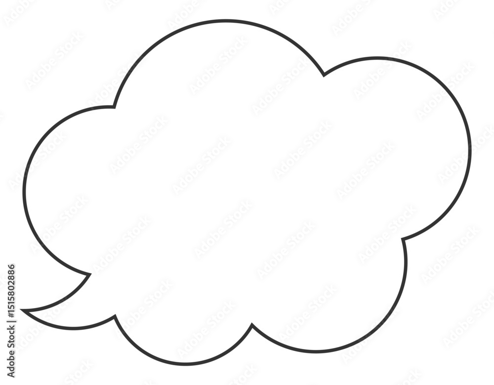 シンプルな吹き出しのイラスト シンプルな吹き出しのイラスト