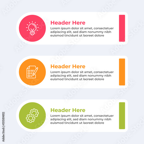 Lightbulb a checklist and gears.