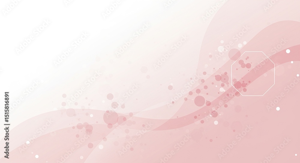 Abstract Pink Wave Background Soft, Elegant Design with Subtle Hearts Abstract Pink Wave Background Soft, Elegant Design with Subtle Hearts