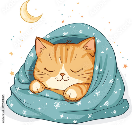 cat with a gift