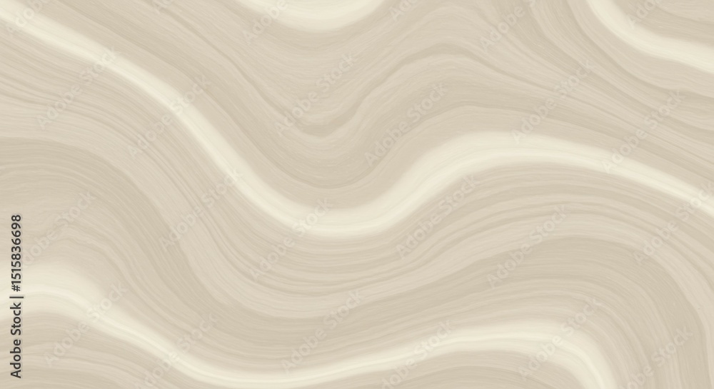 Abstract Beige Waves Pattern Smooth Background Texture