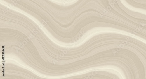 Abstract Beige Waves Pattern Smooth Background Texture